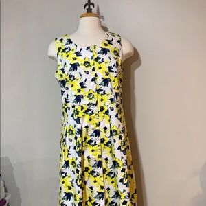 Yellow floral  dress